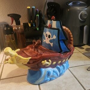 Pirate Ship Ceramic Tea Pot